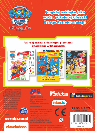 W drogę! Psi Patrol. Wzory i Kolory