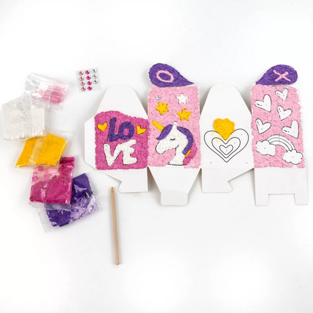 Kreowanie po numerach szkatułka serce Kidea