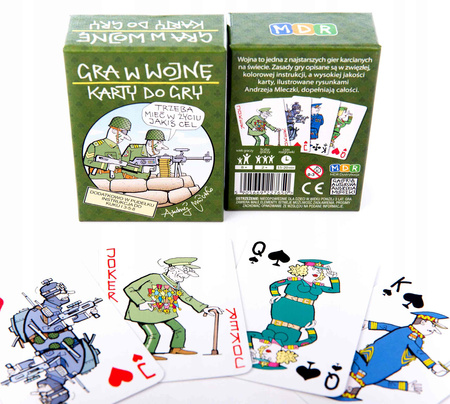 Gra W wojnę karty do gry