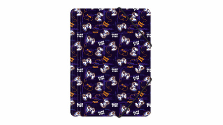 Teczka z gumką A4 pp z nadrukiem gamepad