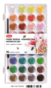Farbki wodne paleta 36 kolorów
