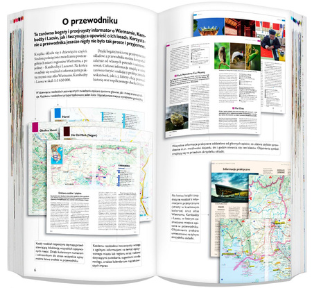 Wietnam Kambodża Laos zestaw przewodnikowy 3w1