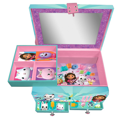 Pudełko na biżuterię z kodem i efektami dźwiękowymi Gabby's Dollhouse GD00041