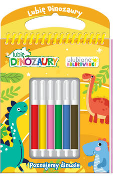 Poznajmy dinusie. Lubię Dinozaury. Ulubione kolorowanki