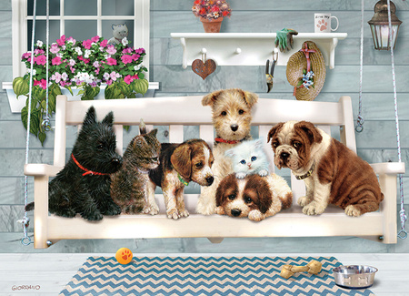 Puzzle 350 Koledzy z werandy 112672