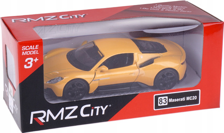 RMZ City Maserati MC20 żółty w skali 1:37