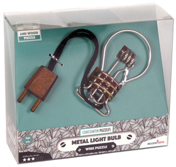 Łamigłówka Metal Light Bulb Recent Toys poziom 3/5