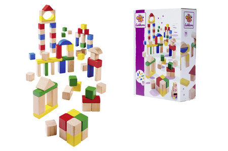 Drewniane klocki EH Friends 75 el.