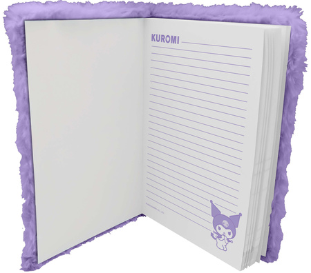 Notatnik w pluszowej okładce Kuromi KU00008