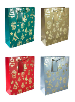 Torebki prezentowe BN 12 sztuk mix wzorów WK 22552 M