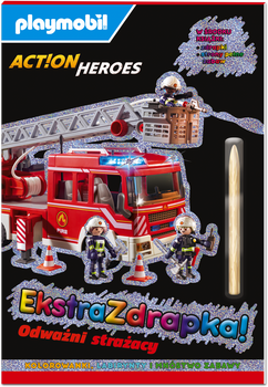 Odważni strażacy. Playmobil Action Heroes. Ekstrazdrapka