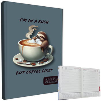 Kalendarz 2026 A5 dzienny sb/nd osobno Leniwiec