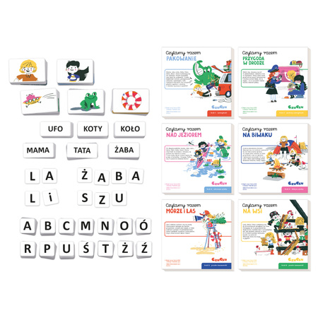 Czytamy razem Zestaw do nauki czytania 2+ 3+ 4+ 5+ Zabawka roku!