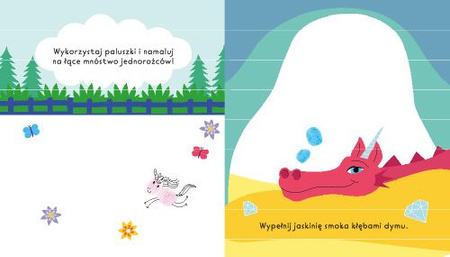 Jednorożce. Maluj paluszkiem