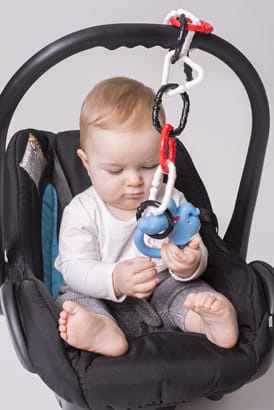 Ogniwa do łączenia czarno białe 6 elementów