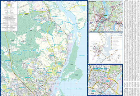 Szczecin plan miasta 1:22 000 papier 2025