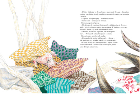 Kropkoza. Lisek i Prosiaczek z niezakręconym ogonkiem