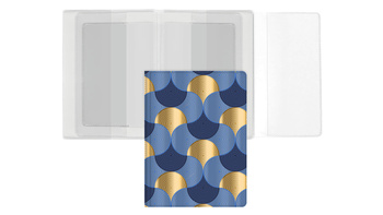 Okładka na dokumenty z dowodem rej. Z nadrukiem art deco