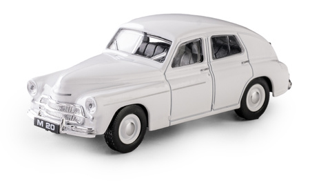 PRL Warszawa M20 biały w skali 1:43