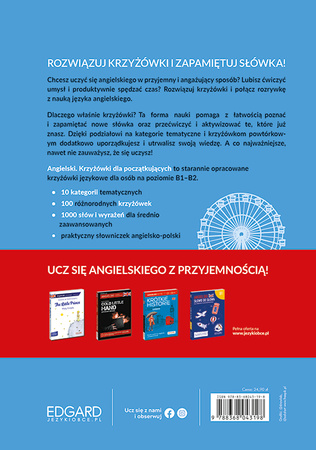 Angielski. Krzyżówki dla średnio zaawansowanych. Poziom B1-B2