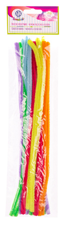 Druciki kreatywne 30cm fluorescencyjne mix 6 kolorów 20szt.