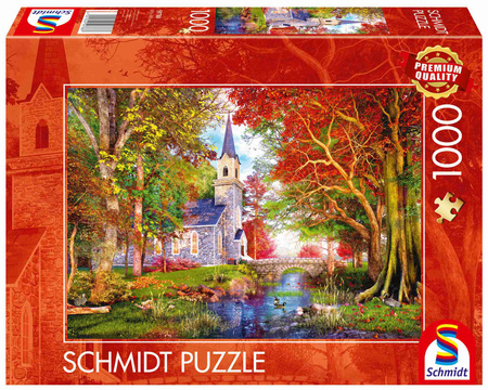 Puzzle PQ 1000 Kościółek w lesie 112981