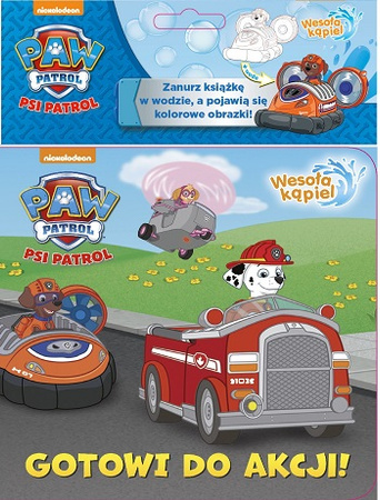 Gotowi do akcji Psi Patrol wesoła kąpiel