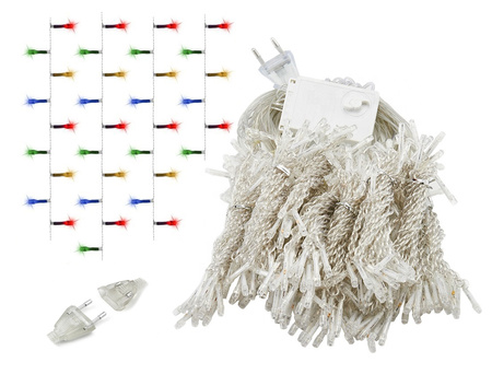 Lampki Kurtyna LED 3x3 Multikolor