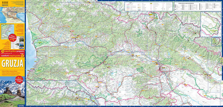 Gruzja map&guide XL PL laminat 2023