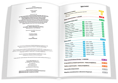 Polska Atlas Samochodowy 1:250 000 pierwsza pomoc 2024/2025