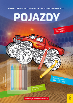 Pojazdy. Fantastyczne kolorowanki