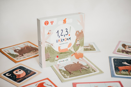 Wspomagajki 1,2,3! Układam Zwierzęta w lesie