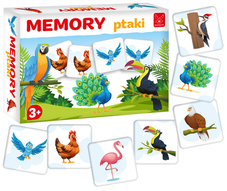 Gra Memory ptaki