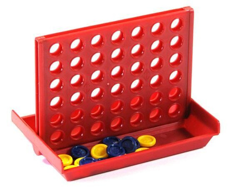 Gra Cztery w rzędzie w metalowej puszce