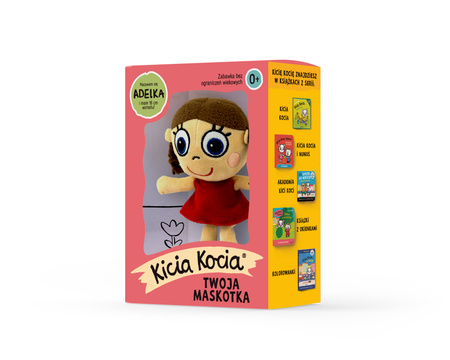 Maskotka Kicia Kocia Adelka w pudełku
