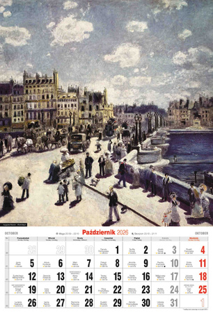 Kalendarz 2026 A3 Impresjoniści A3-10