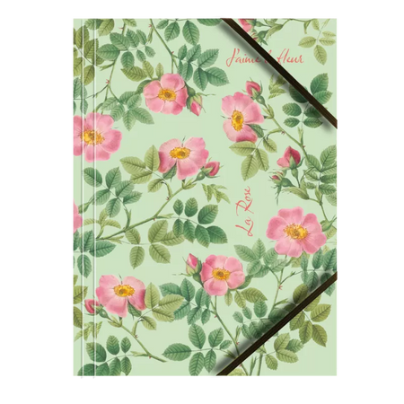 Teczka A4 z gumką kartonowa lakierowana Róże 1 szt. mix