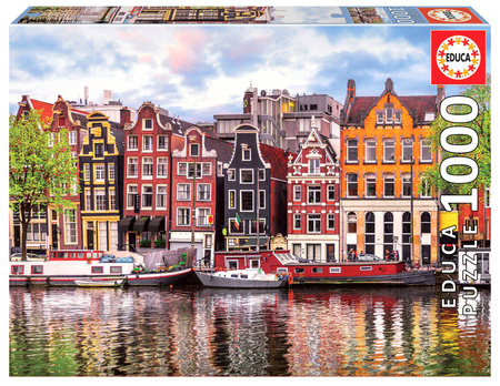 Puzzle 1000 Tańczące domy Amsterdam 109546