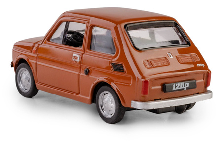 PRL Fiat 126P brązowy