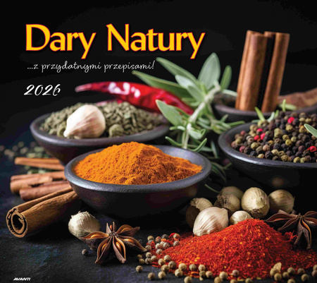 Kalendarz 2026 Dary natury z przepisami KAD-3