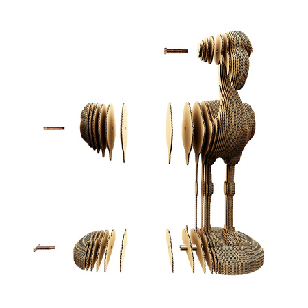 Cartonic 3D Puzzle FLAMINGO