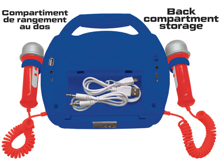 Głośnik Bluetooth Spider-Man z dwoma mikrofonami, efektami świetlnymi oraz akumulatorem w zestawie MP320SPZ