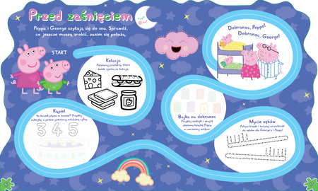 Noc i dzień. Świnka Peppa. Przyjaciele z bajki