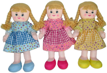 Lalka pluszowa 30cm L0406 1szt.mix