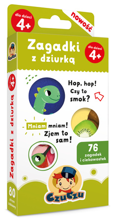 Zagadki z dziurką dla dzieci 4+ czuczu
