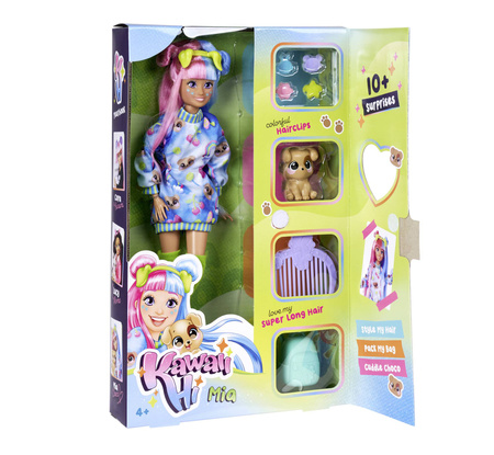 Lalka Kawaii Hi Mia i piesek Choco