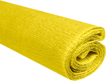 Paczka Bibuła marszczona 50x200 cytrynowy 10 rolek