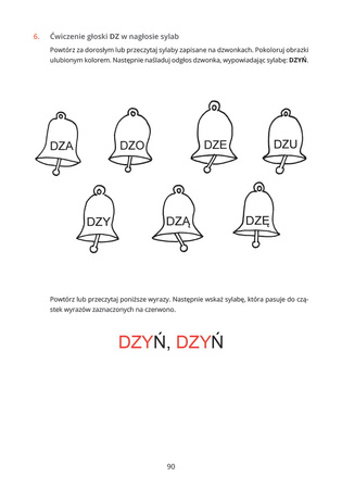 Ćwiczenia wprowadzające i utrwalające głoski S, Z, C, DZ