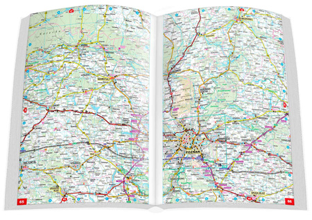 Polska Atlas Samochodowy dla profesjonalistów 1:200 000 pierwsza pomoc 2024/2025