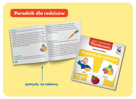 Pierwsze słowa. Montessori. Karty obrazkowe (1-3 lata). Kapitan Nauka